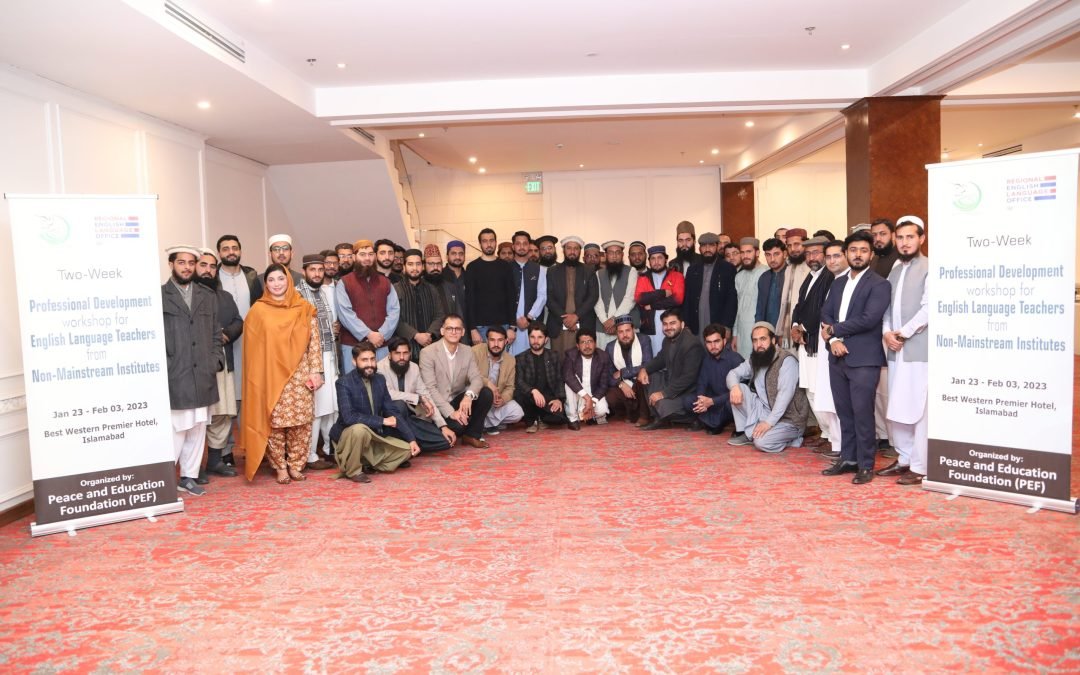 Two-week Professional Development Workshops for English Language Teachers from Non Mainstream Institutes for males and females